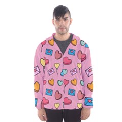 Candy Pattern Men s Hooded Windbreaker by Sobalvarro