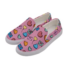 Candy Pattern Women s Canvas Slip Ons by Sobalvarro
