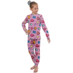 Candy Pattern Kids  Long Sleeve Set  by Sobalvarro