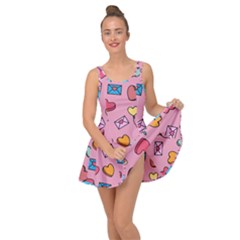 Candy Pattern Inside Out Casual Dress