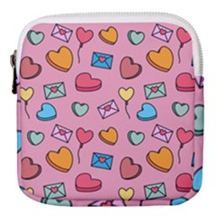 Candy Pattern Mini Square Pouch by Sobalvarro