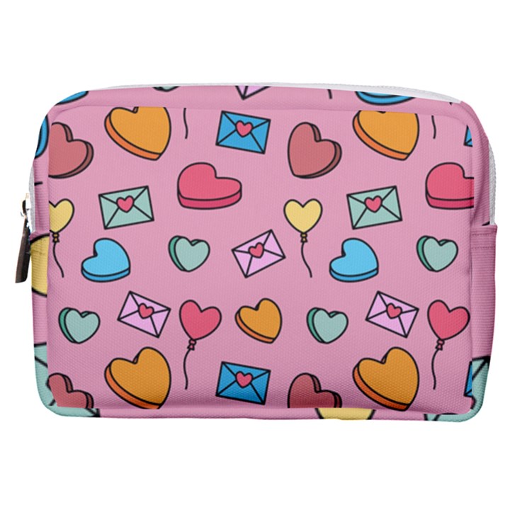 Candy Pattern Make Up Pouch (Medium)