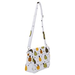 Pineapples Shoulder Bag With Back Zipper by Sobalvarro