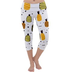 Pineapples Capri Yoga Leggings by Sobalvarro