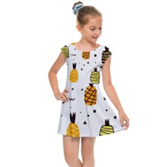 Pineapples Kids  Cap Sleeve Dress by Sobalvarro