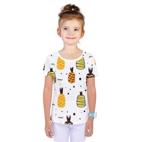 Pineapples Kids  One Piece Tee by Sobalvarro