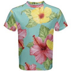 Hibiscus Men s Cotton Tee by Sobalvarro