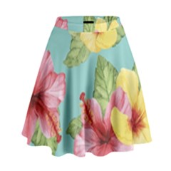 Hibiscus High Waist Skirt by Sobalvarro