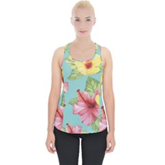 Hibiscus Piece Up Tank Top by Sobalvarro