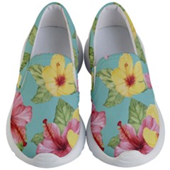 Hibiscus Kids  Lightweight Slip Ons by Sobalvarro