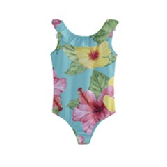 Hibiscus Kids  Frill Swimsuit by Sobalvarro