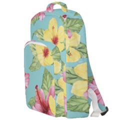 Hibiscus Double Compartment Backpack by Sobalvarro