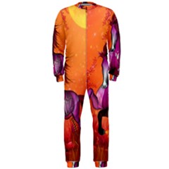 Wonderful Fantasy Horse In A Autumn Landscape Onepiece Jumpsuit (men)  by FantasyWorld7