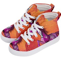 Wonderful Fantasy Horse In A Autumn Landscape Kids  Hi-top Skate Sneakers by FantasyWorld7