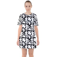 Ghosts Sixties Short Sleeve Mini Dress