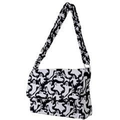 Ghosts Full Print Messenger Bag