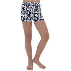 Ghosts Kids  Lightweight Velour Yoga Shorts