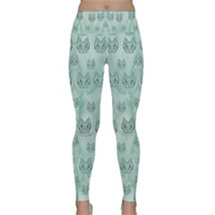 Sweet Kittens And Cats Decorative Lightweight Velour Classic Yoga Leggings by pepitasart