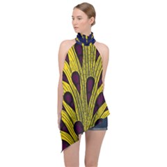 African Print 90203-2 1 7d21e910-24fa-44d5-8c96-c6d288ecac62 1000x-3000x3000 Halter Asymmetric Satin Top