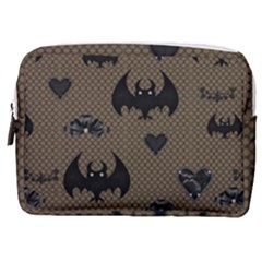 Cute Bat With Hearts Make Up Pouch (medium) by FantasyWorld7