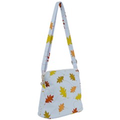 Every Leaf Zipper Messenger Bag by WensdaiAmbrose