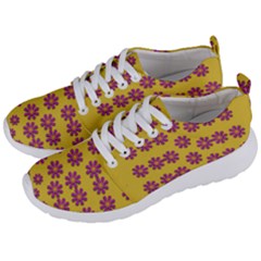 Fantasy Fauna Floral In Sweet Yellow Men s Lightweight Sports Shoes by pepitasart