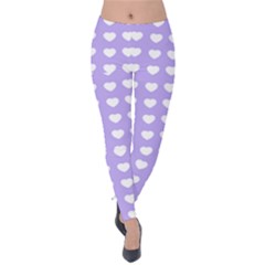 Simple Heart Velvet Leggings by Starglazed