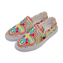 Floral Women s Canvas Slip Ons