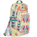 Floral Double Compartment Backpack View2