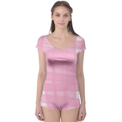 Pink Ribbon Boyleg Leotard 