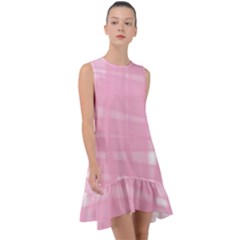 Pink Ribbon Frill Swing Dress by snowwhitegirl