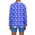 Fish Royal Blue Kids  Long Sleeve Swimwear View2