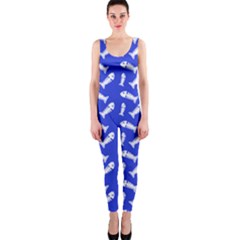 Fish Royal Blue One Piece Catsuit