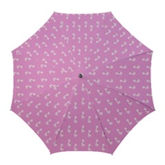 Skeleton Pink Golf Umbrellas
