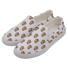 Angel Cherub White Men s Canvas Slip Ons