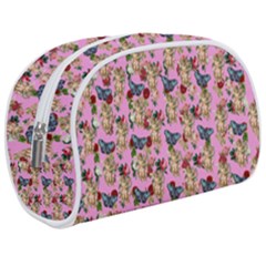 Angel Cherub Butterflies Pink Makeup Case (medium) by snowwhitegirl