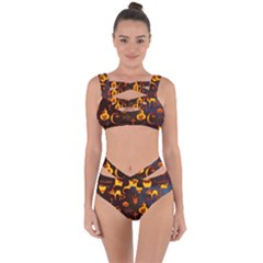 Funny Halloween Design Bandaged Up Bikini Set  by FantasyWorld7