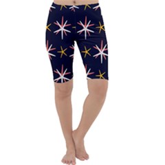 Sea Stars Pattern Sea Texture Cropped Leggings 