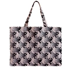 Seamless Tessellation Background Zipper Mini Tote Bag by Vaneshart