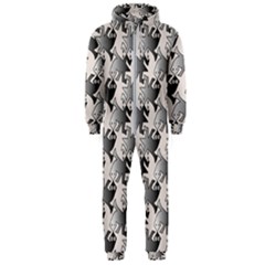 Seamless Tessellation Background Hooded Jumpsuit (men)  by Vaneshart