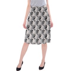 Seamless Tessellation Background Midi Beach Skirt by Vaneshart