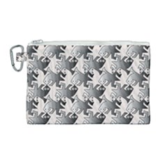 Seamless Tessellation Background Canvas Cosmetic Bag (large) by Vaneshart