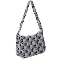 Seamless Tessellation Background Zip Up Shoulder Bag by Vaneshart