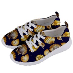 Snails See Shells Golden Women s Lightweight Sports Shoes by Vaneshart