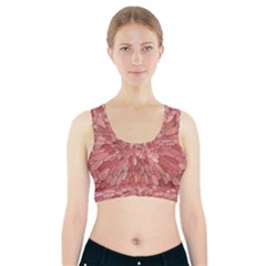 Texture Stained Glass Window Colors Sports Bra With Pocket by Vaneshart