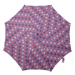 Abstract Pattern Geometry Gradient Hook Handle Umbrellas (large)