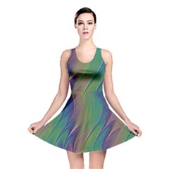 Texture Abstract Background Reversible Skater Dress