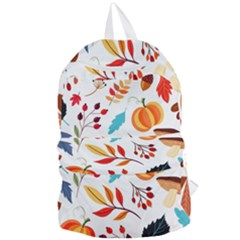 Pattern Pumpkins Autumn Foldable Lightweight Backpack by Vaneshart