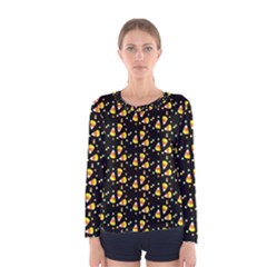 Abstract Pattern Women s Long Sleeve Tee