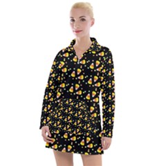 Abstract Pattern Women s Long Sleeve Casual Dress